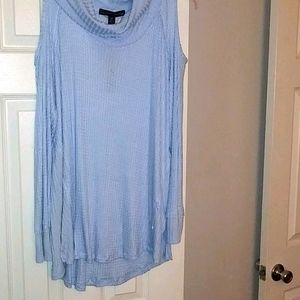 Baby blue turtleneck sweater